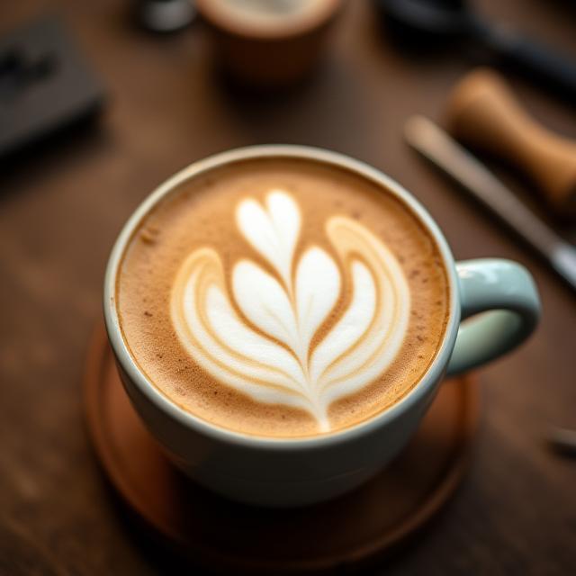 Latte art çalışması